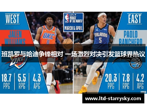 班凯罗与哈迪争锋相对 一场激烈对决引发篮球界热议